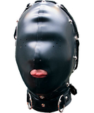 Mister B Rubber Tie Back Bondage Hood